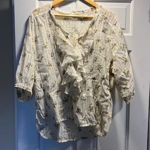 Denim and Supply Ralph Lauren ruffle top